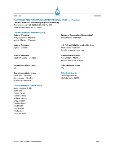 04_14_21 PRRIP TAC Virtual Meeting Minutes APPROVED