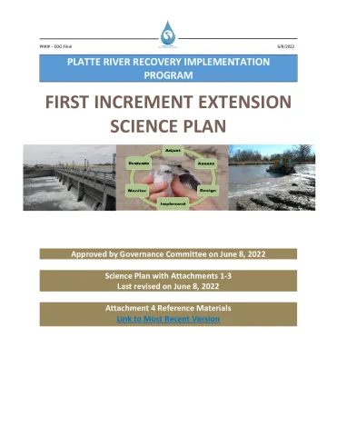 PRRIP EXTENSION SCIENCE PLAN