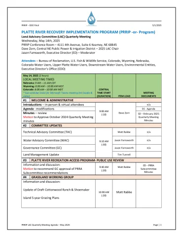 1 - 2025_May_LAC agenda