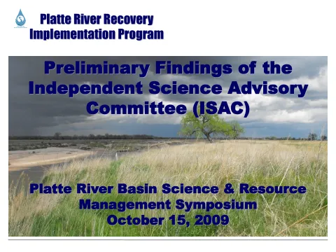 2009 ISAC Presentation