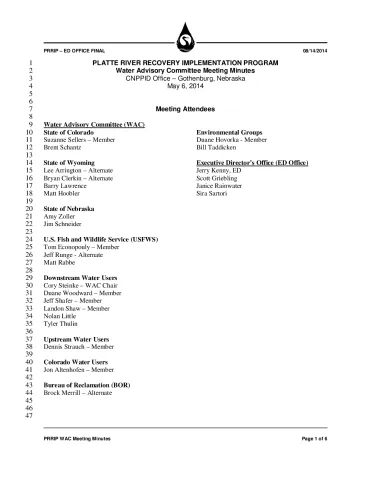 2014 May WAC Minutes