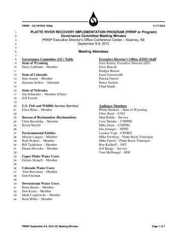 2015 September GC Minutes 