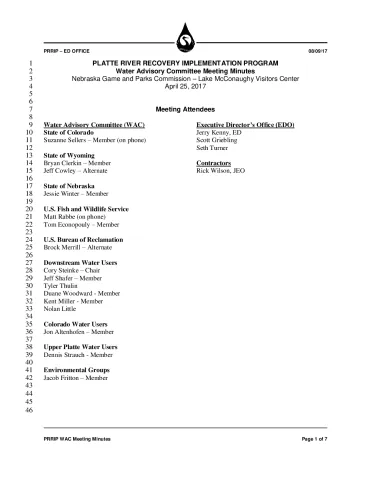 2017 April WAC Minutes