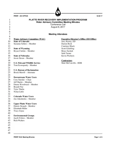 2017 August WAC Minutes