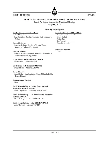 2017 May LAC Minutes