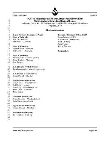 2019 August WAC Minutes