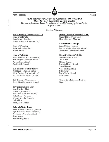 2022 August WAC Minutes