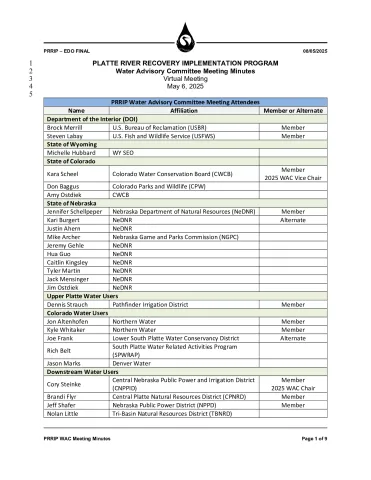 2025 May WAC Minutes