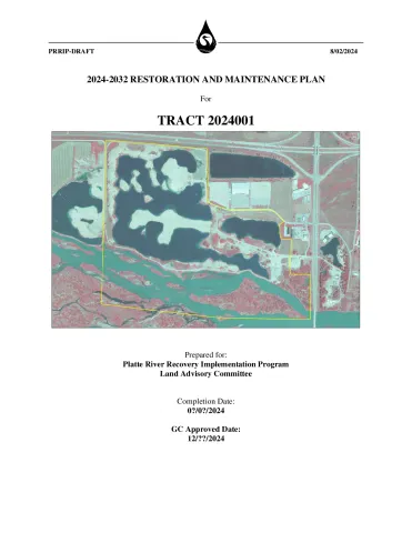 4 - Tract 2024001 _Broadfoot_South_Restoration and Maintenance Plan_DRAFT