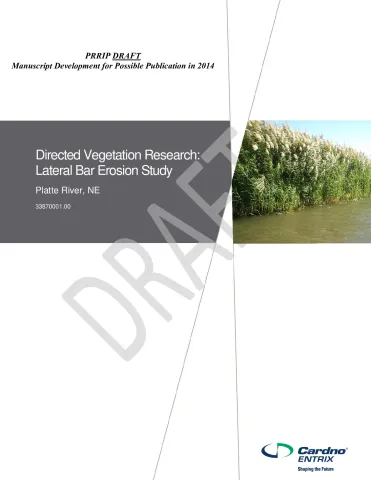Directed Vegetation Research: Lateral Bar Erosion Study