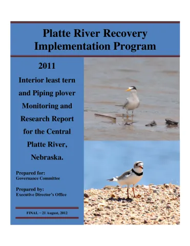 PRRIP 2011 Tern and Plover Monitoring and Research Report