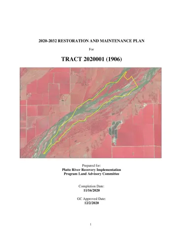 Tract 2020001 Restoration and Maintenance Plan__Final_GC